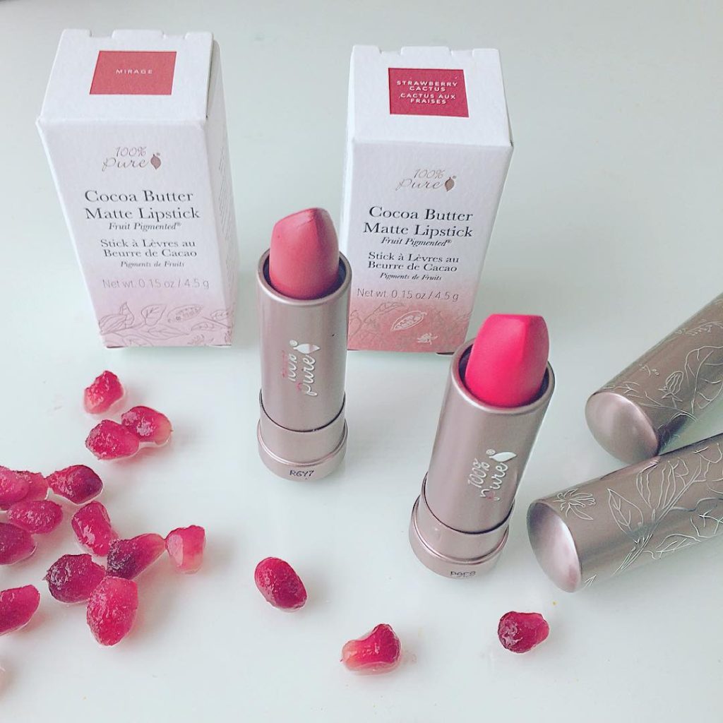 100% Pure Organic Lipsticks