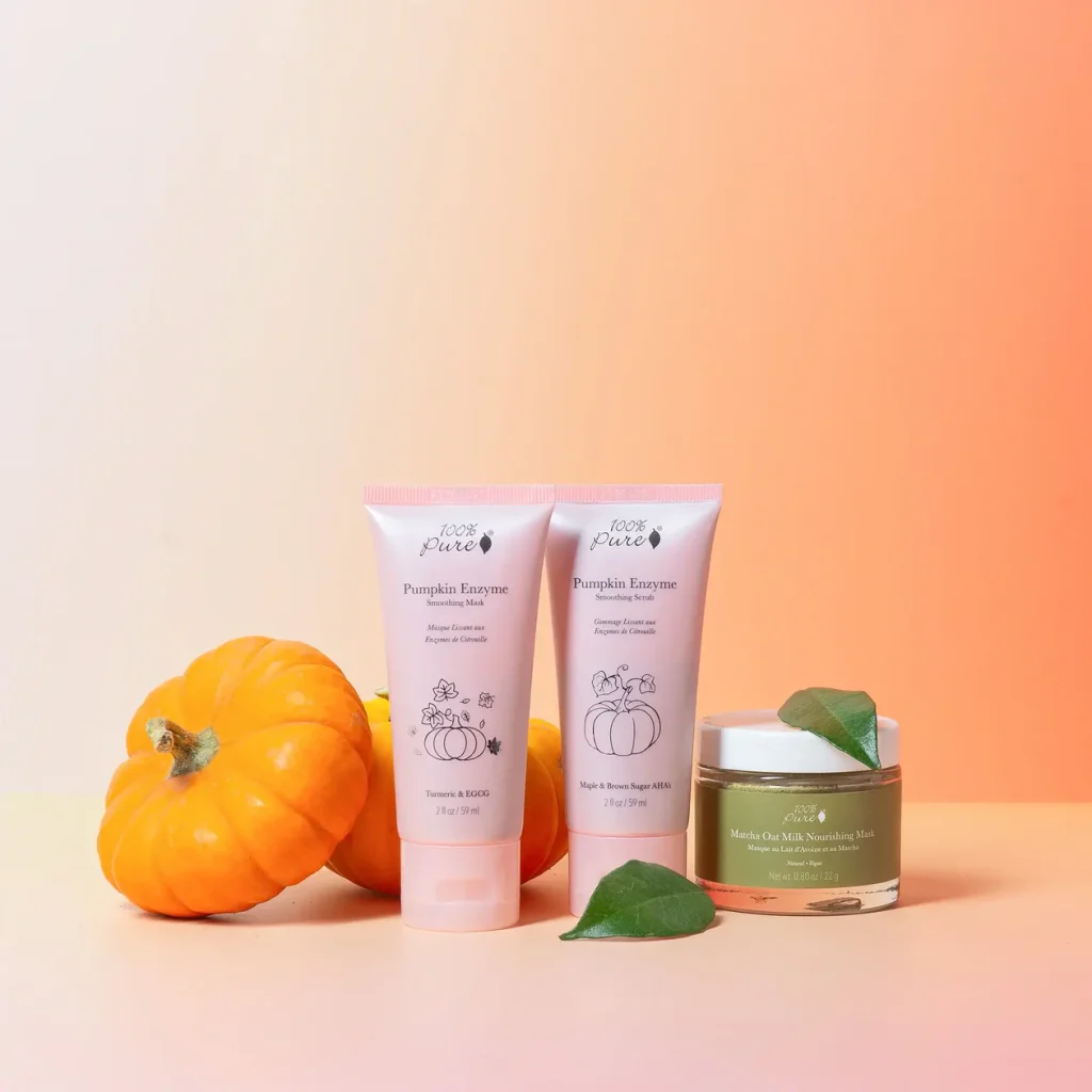 100% Pure Organic Pumpkin Skincare Set