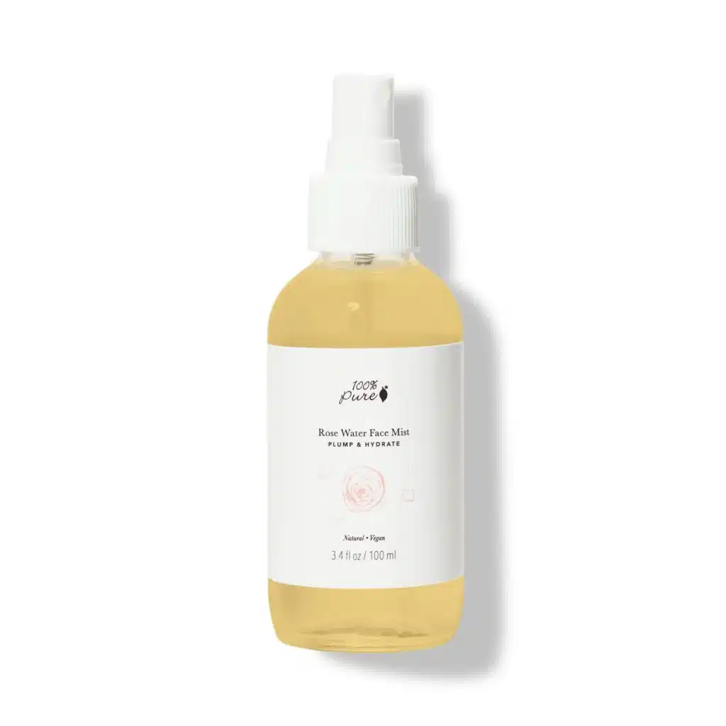 100% Pure Rose Water Face Mist review and promo code