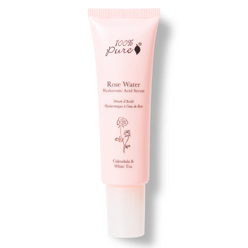 100% Pure Rose Water Hyaluronic Acid Serum