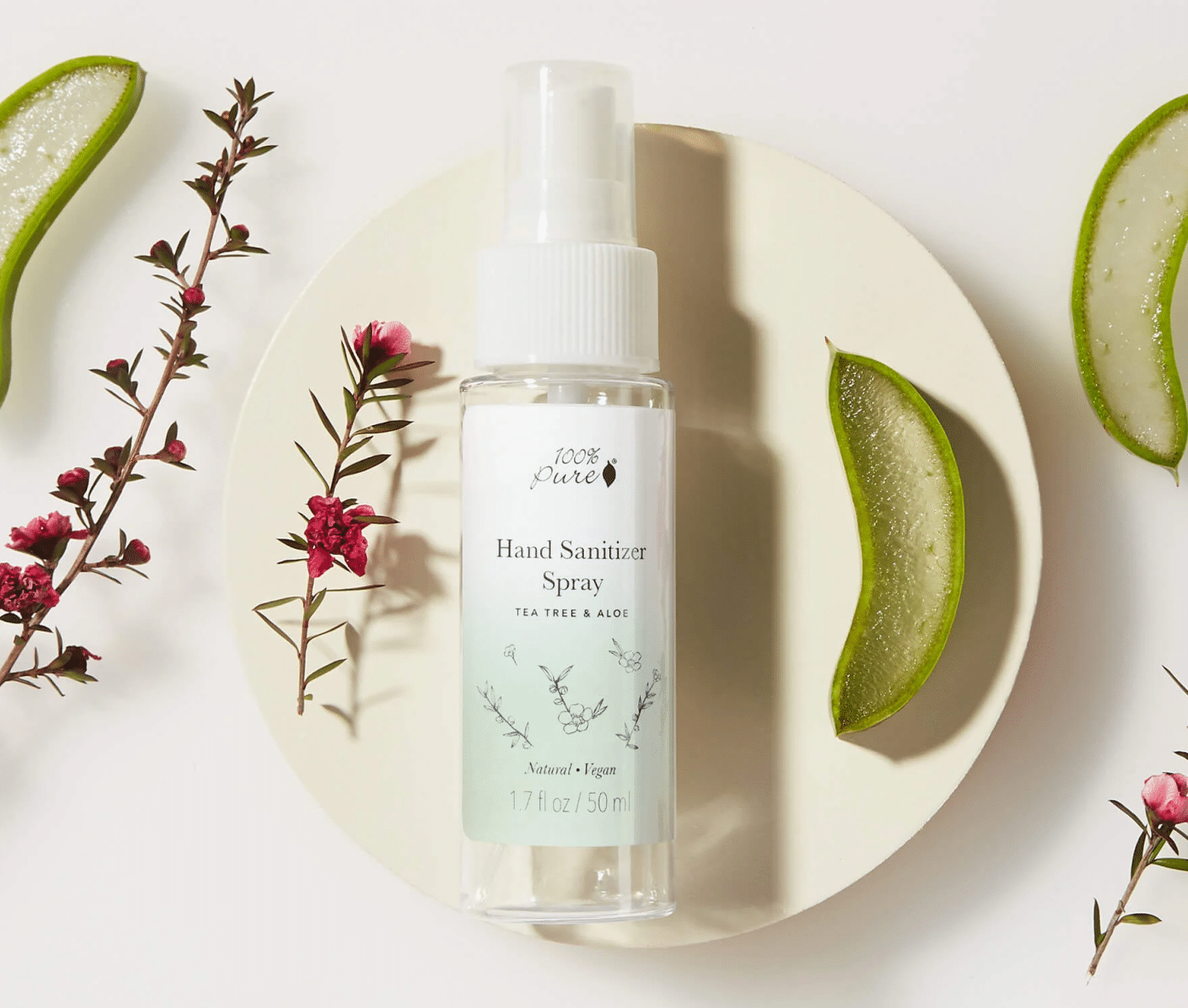 100% pure organic hand sanitizer