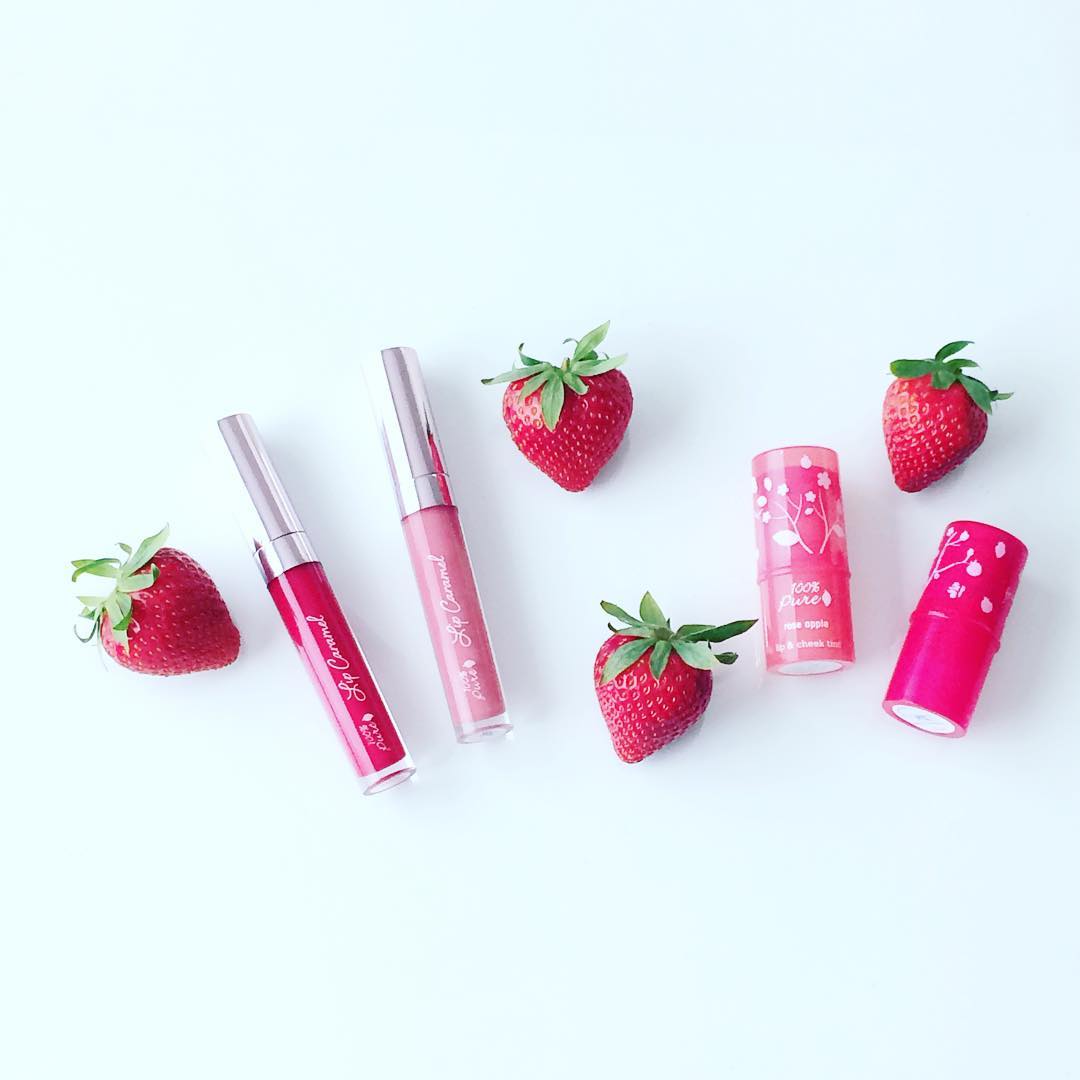 100% Pure lipgloss and tints