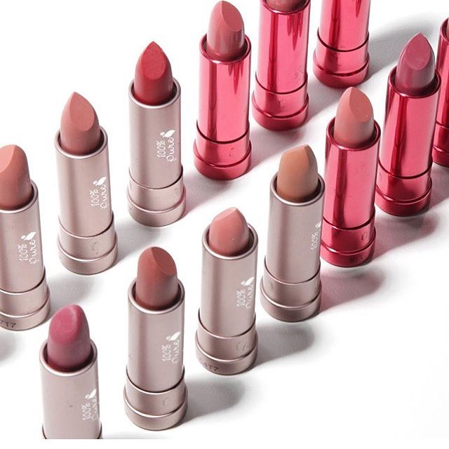 100% Pure organic lipsticks