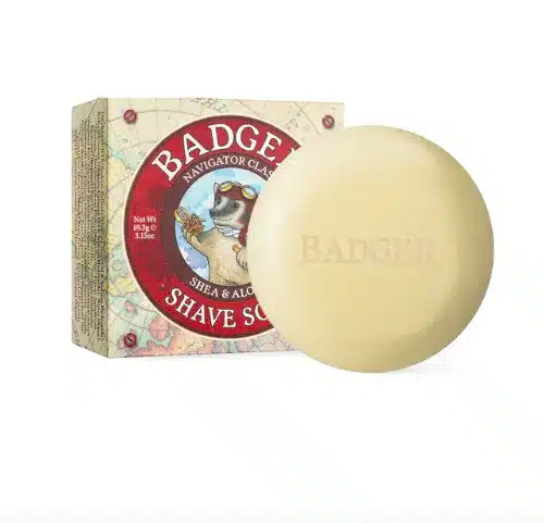 Badger organic shaving soap