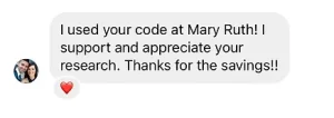 Review MaryRuth's