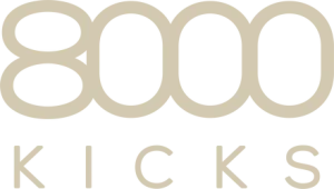 8000 Kicks logo, sustainable hemp shoes