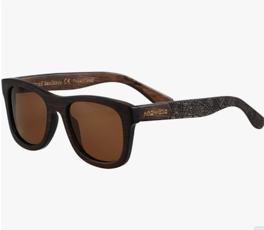 ANDWOOD Organic Bamboo Sunglasses Floating
