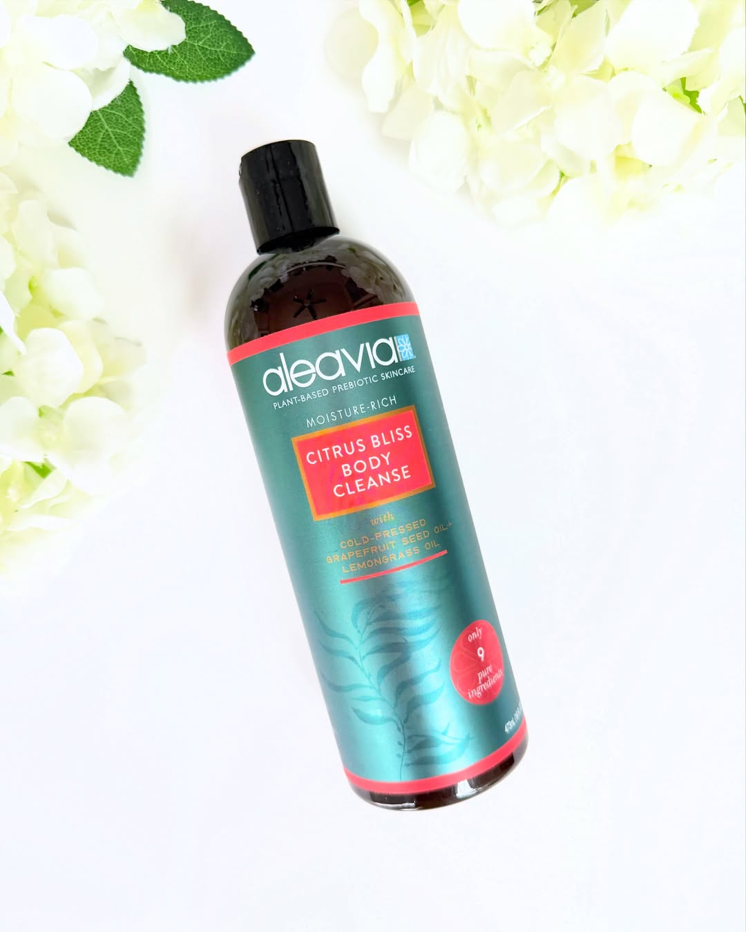 Aleavia Organic Probiotics Citrus Body Wash  review and promo code