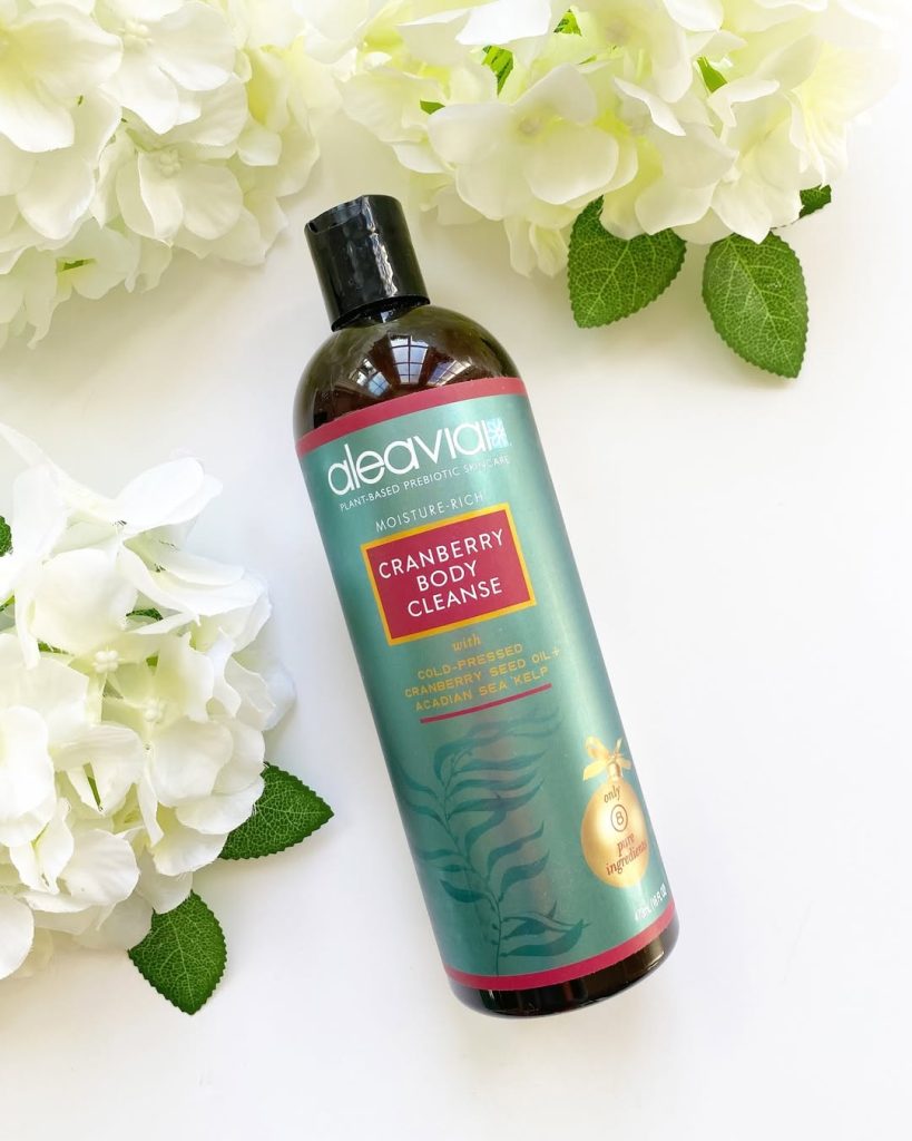 Aleavia Organic cranberry body wash