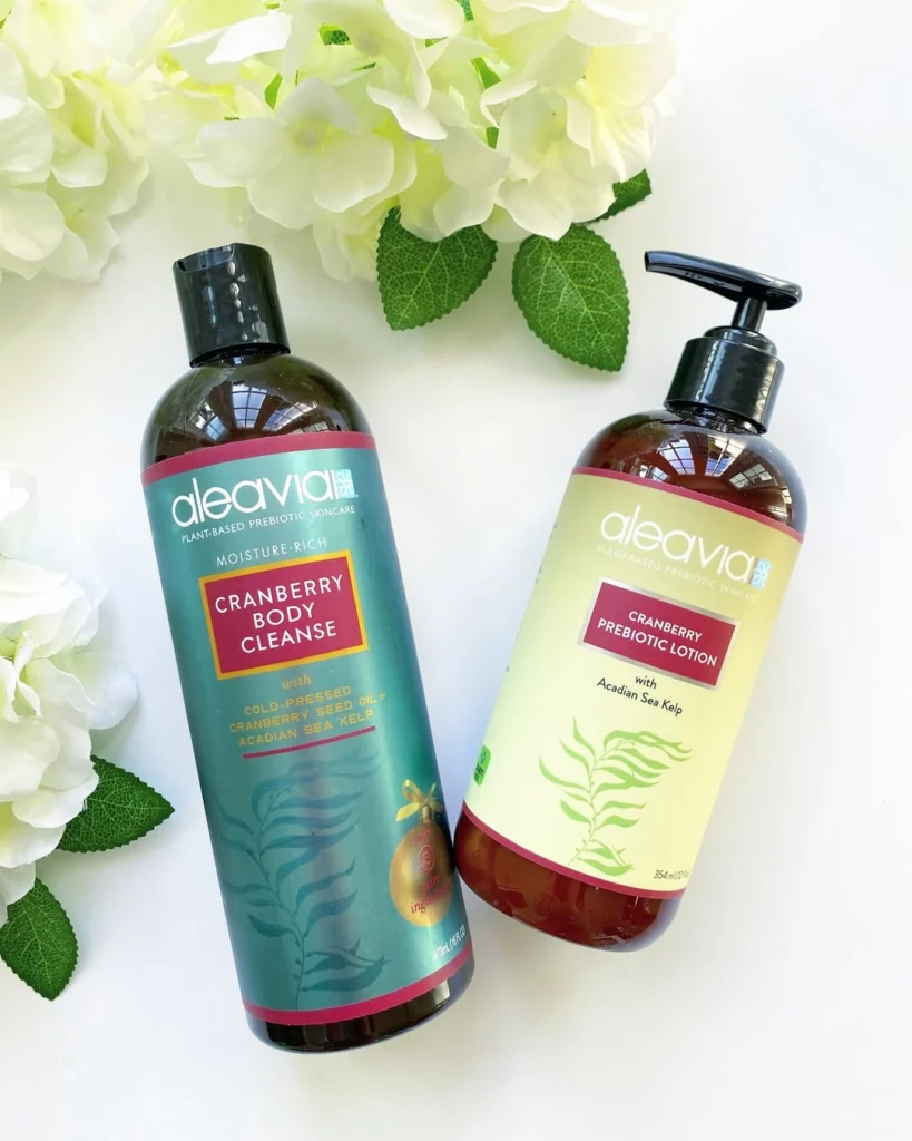 Aleavia organic cranberry collection