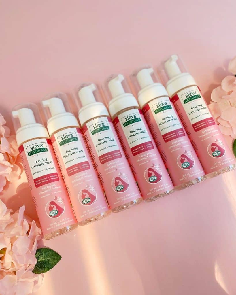 Aleva organic feminine wash set