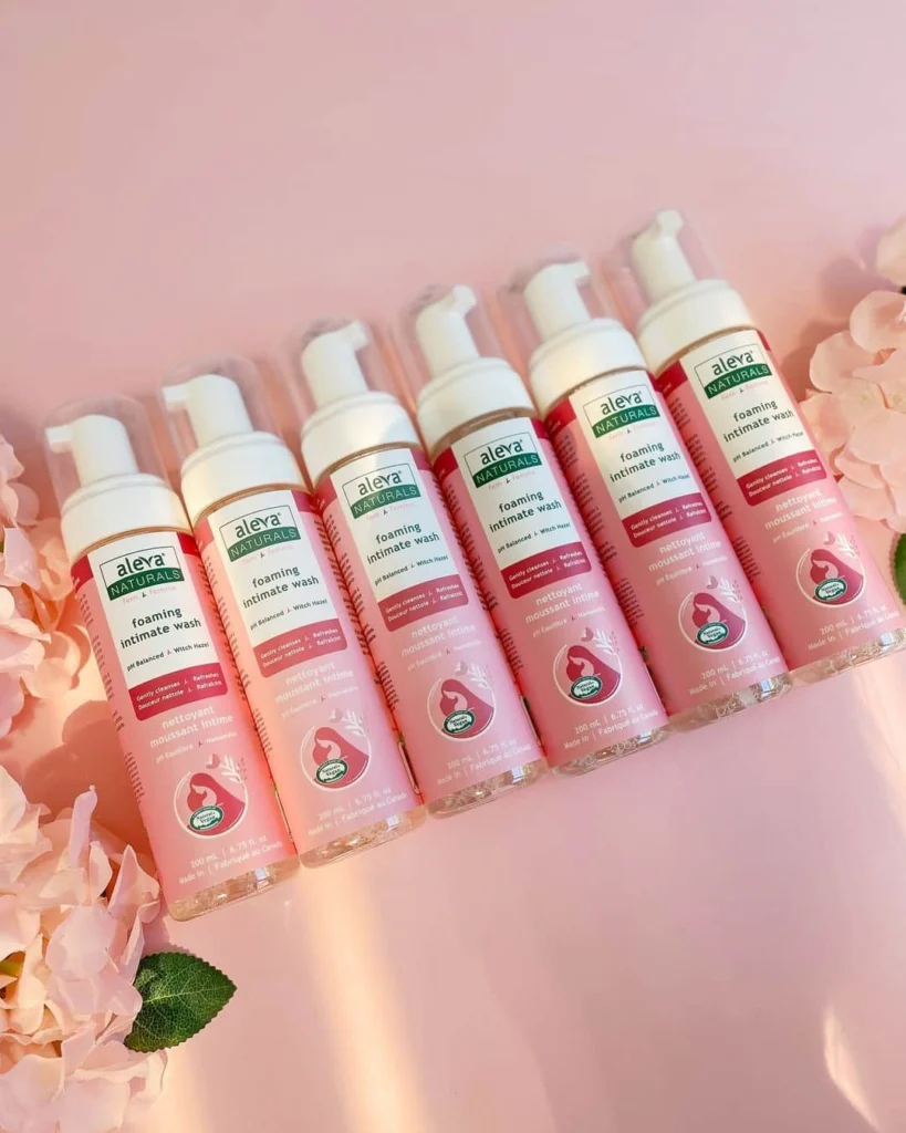 Aleva organic feminine wash set