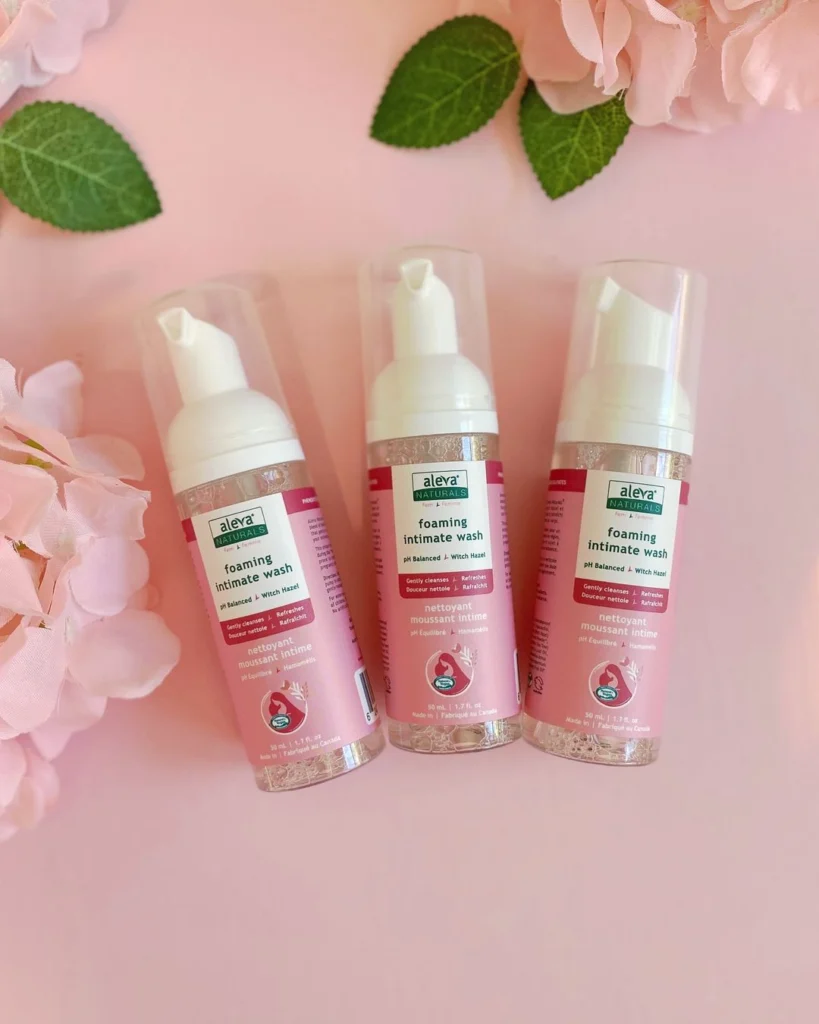 Aleva organic feminine wash travel size