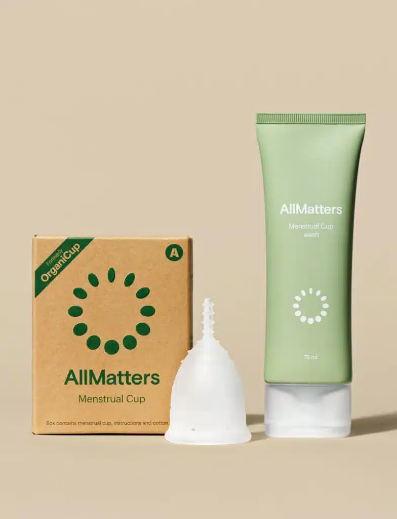 AllMatters Organic Cup, 100% organic medical grade silicone menstrual cup