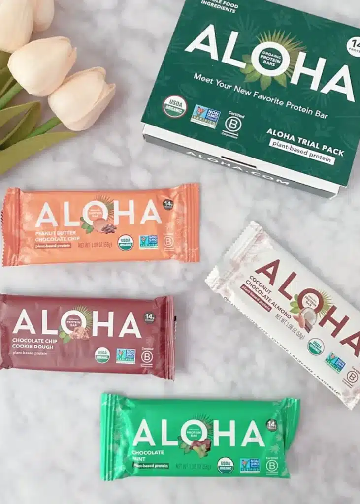 Aloha USDA Certified Protein Bars review and promo code