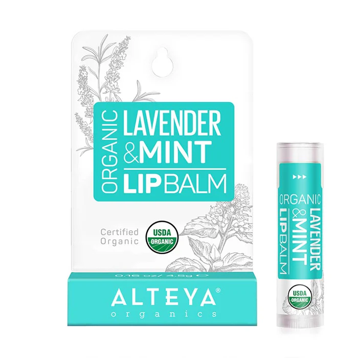 Alteya’s Lavender Mint Lip Balm