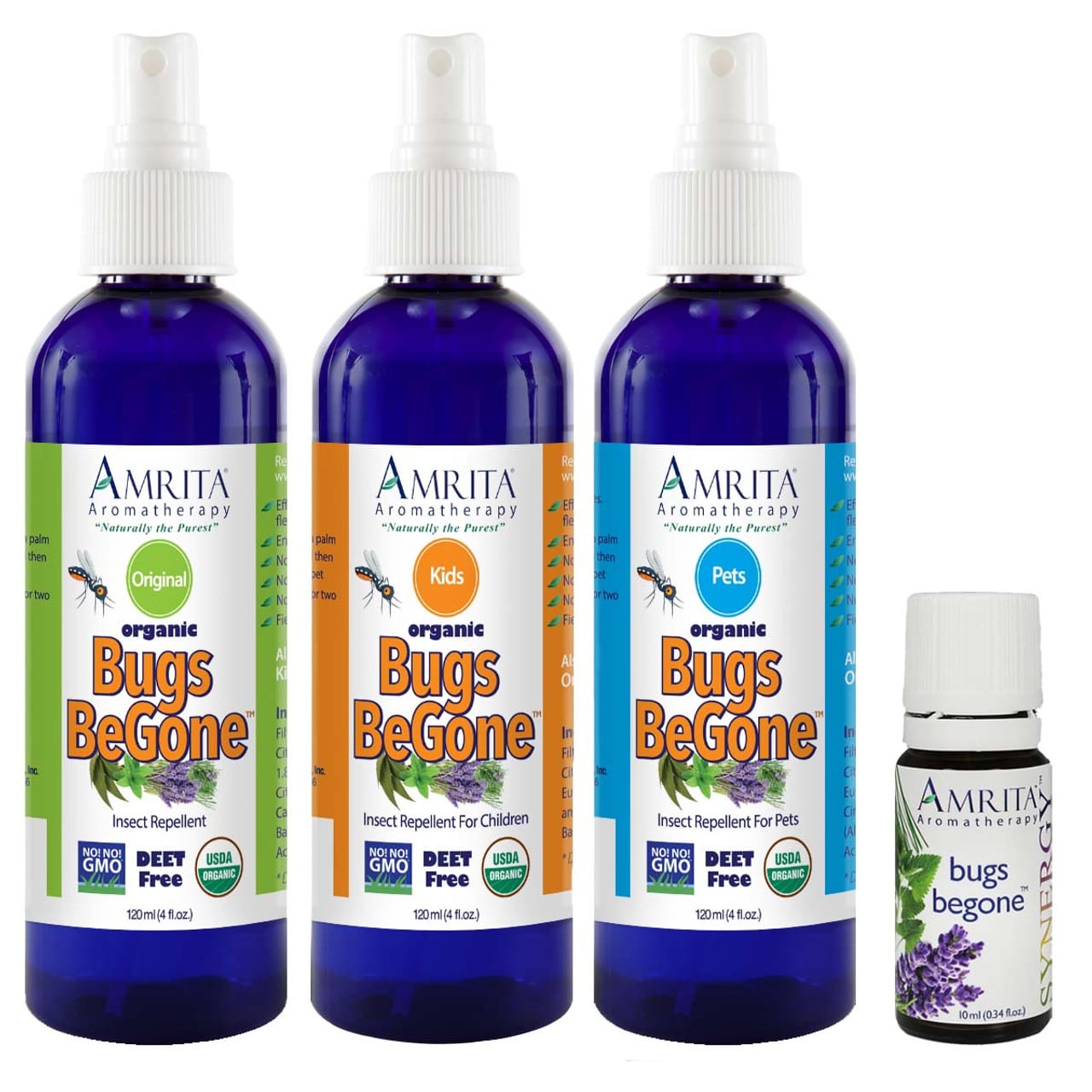 Amrita USDA Certified Organic Bug Repellents 
