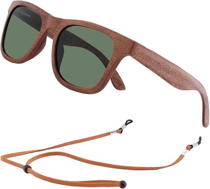 An Swallow Organic Wooden Bamboo Sunglasses