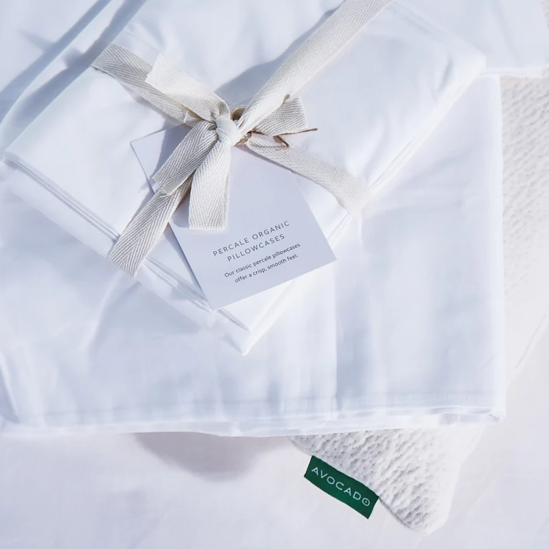 Avocado Organic Cotton Pillowcase