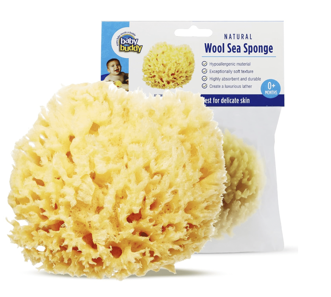 Baby Buddy Natural Wool Sea Sponge, organic, natural sea sponge for babies
