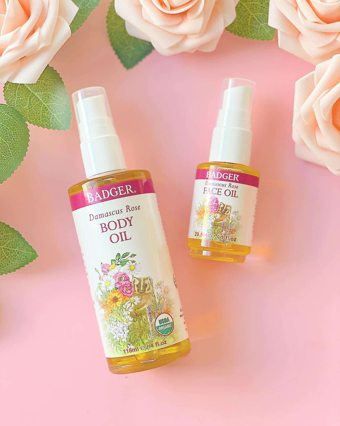 Badger Organic Rose Body & Face Oil