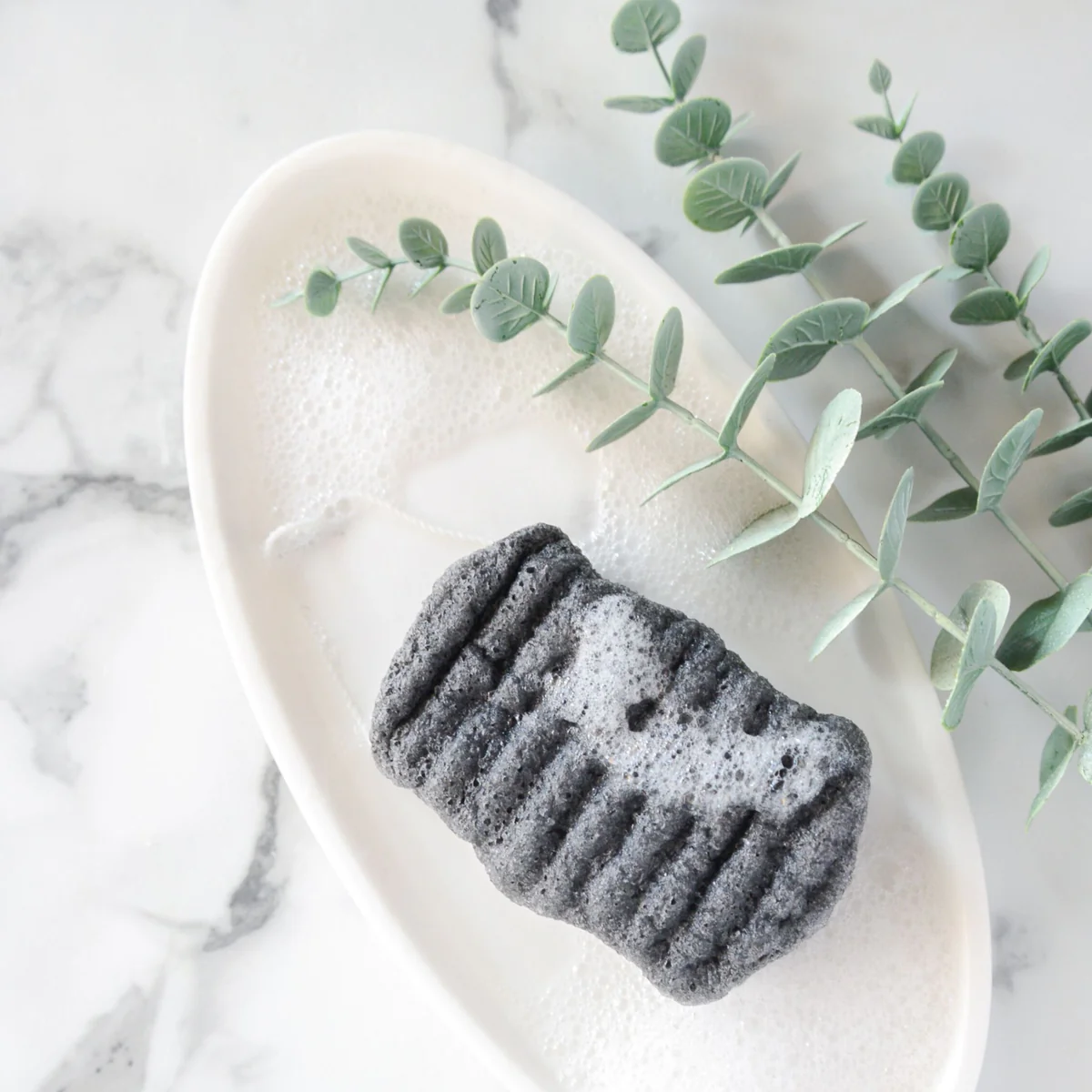Bathorium sponge konjac bamboo