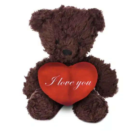 GOTS Certified Organic Valentine's Day bear