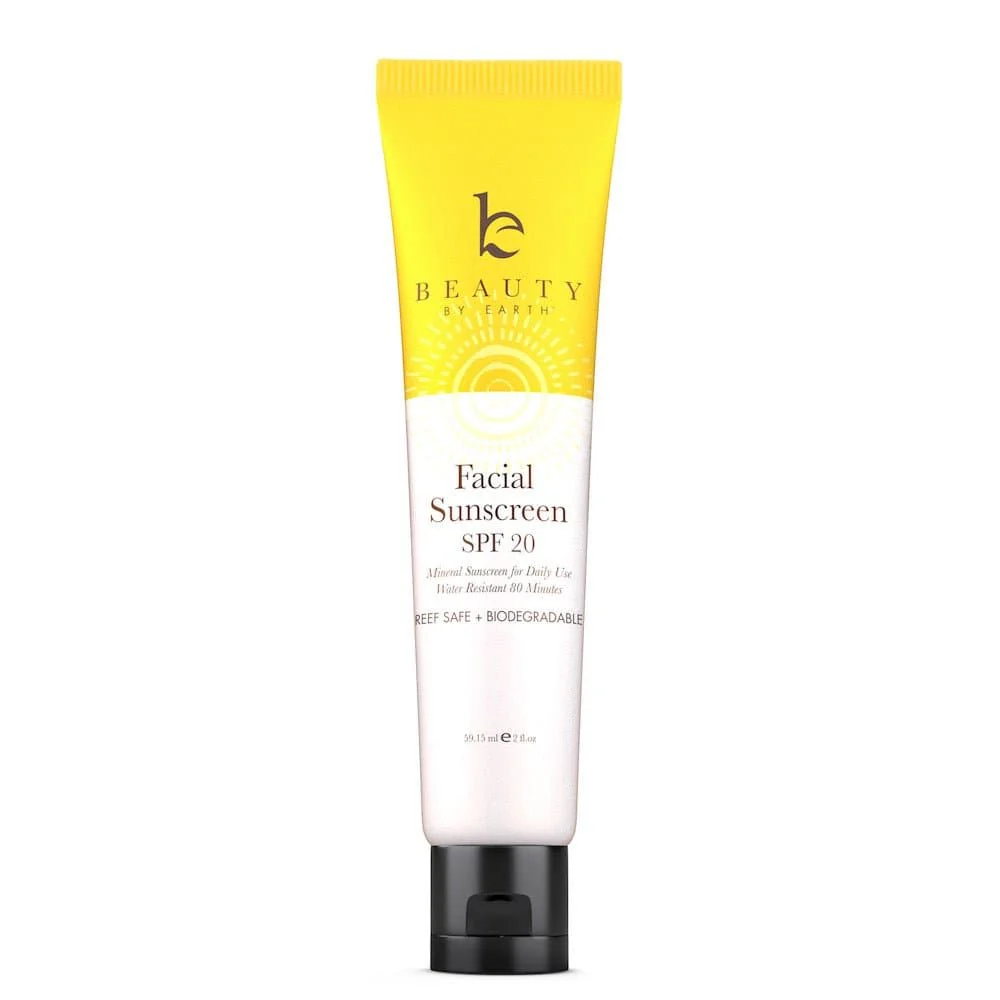 Beauty By Earth Facial Sunscreen - SPF 20 review and promo code