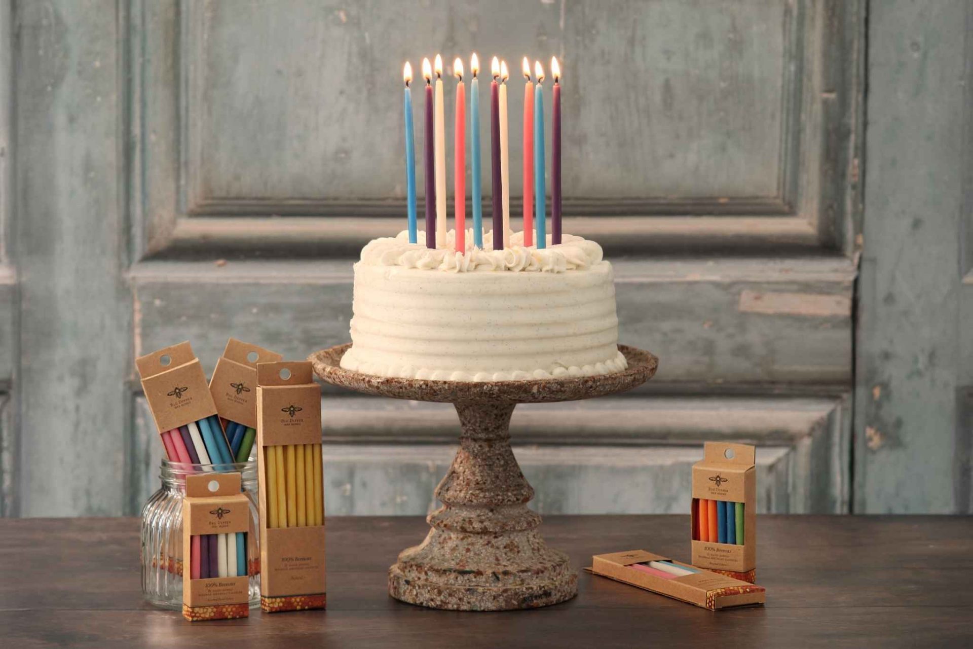 Big Dipper Wax Works Organic Birthday Candles