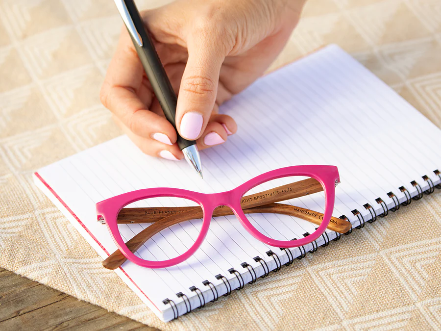 Blue Planet Eco Eyewear, plastic-free prescription glasses