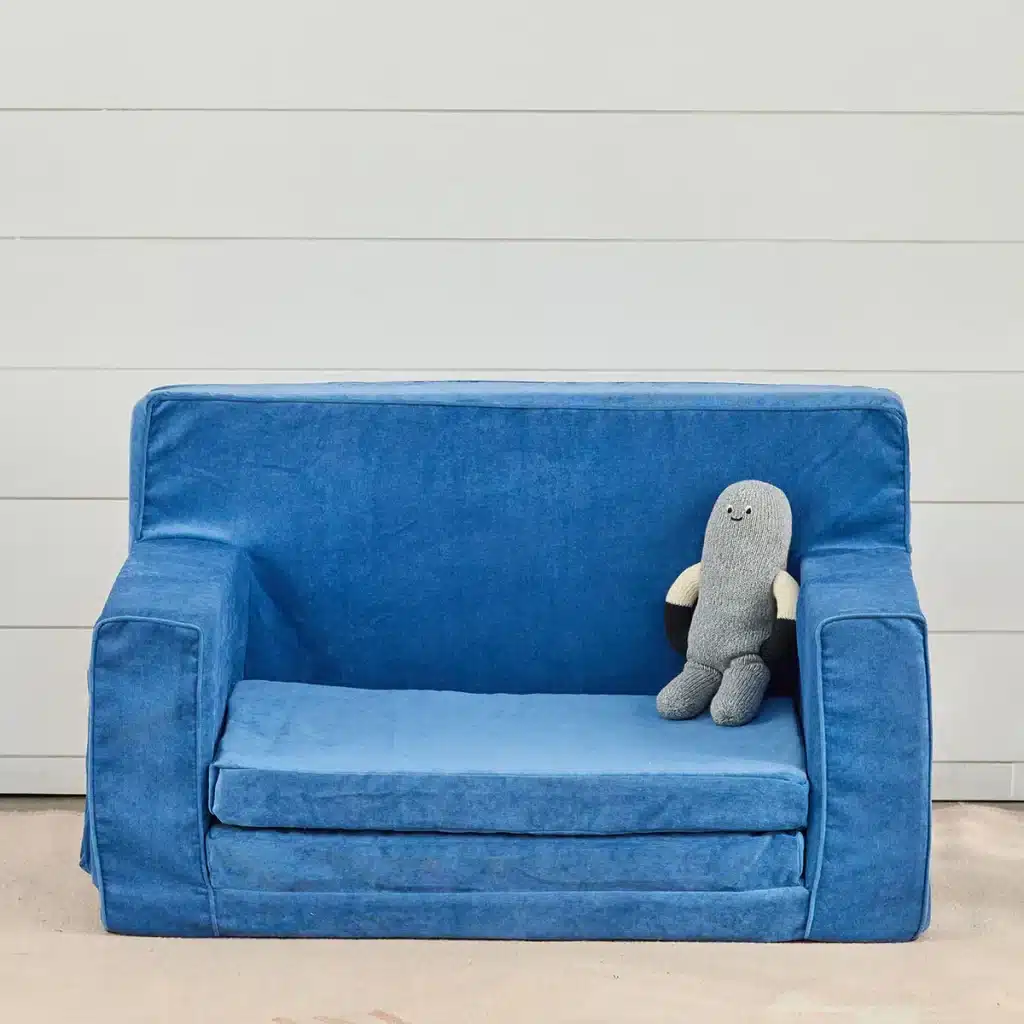 Brentwood Home organic Blue Kids Chair, Coach review and promo code