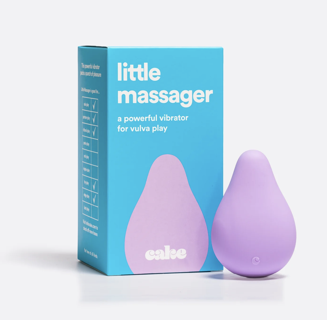 Cake Little Massager, organic vibrator, safer vibrator