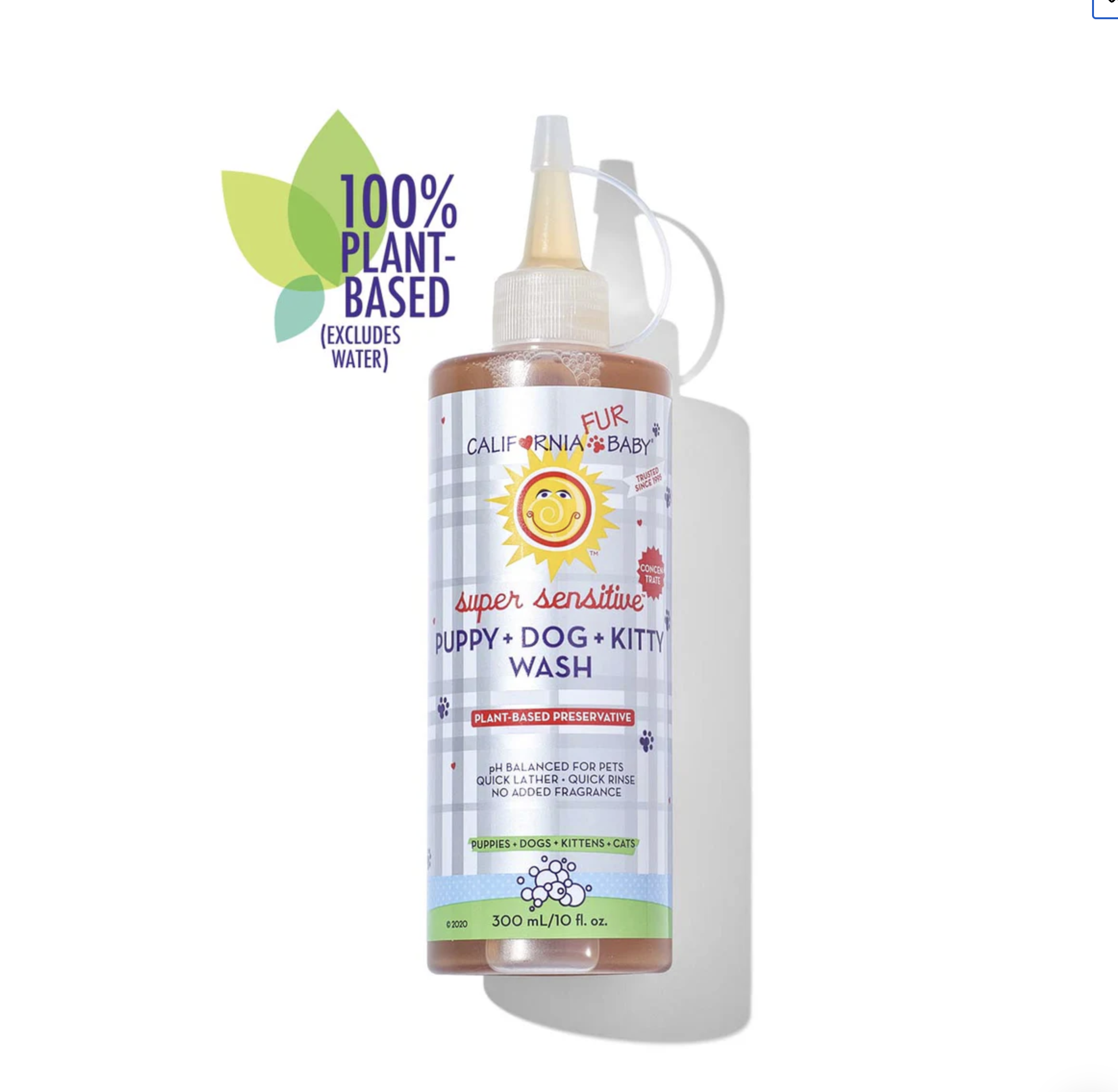 California Baby Dog and Cat Wash organic dog shampoo review and promo code