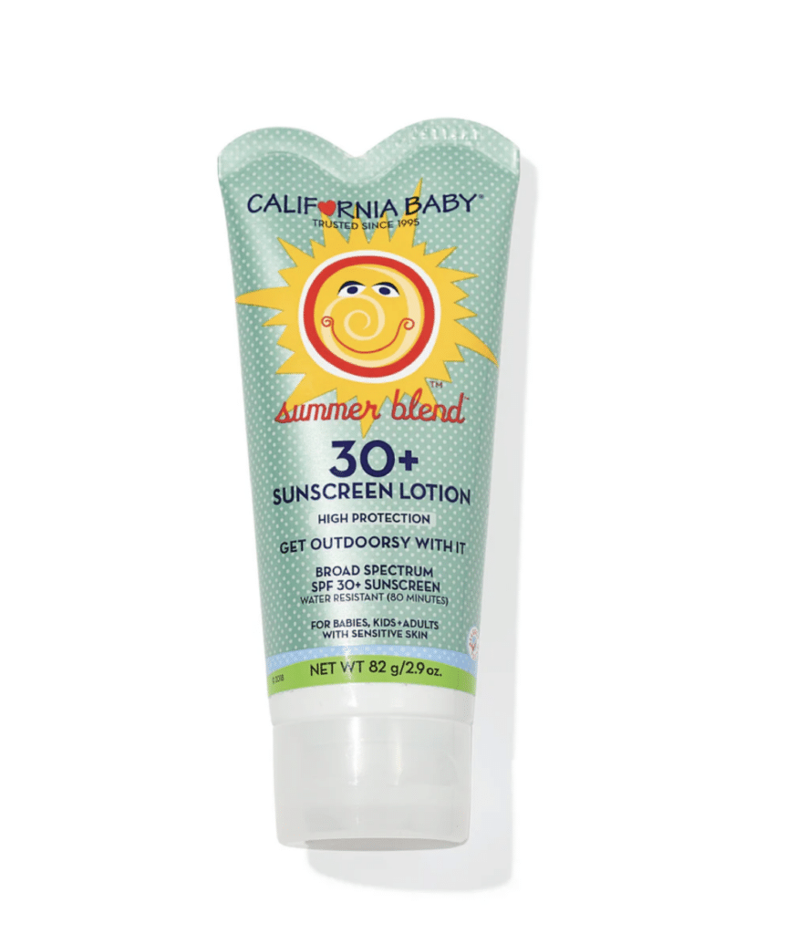 California Baby Sunscreen review