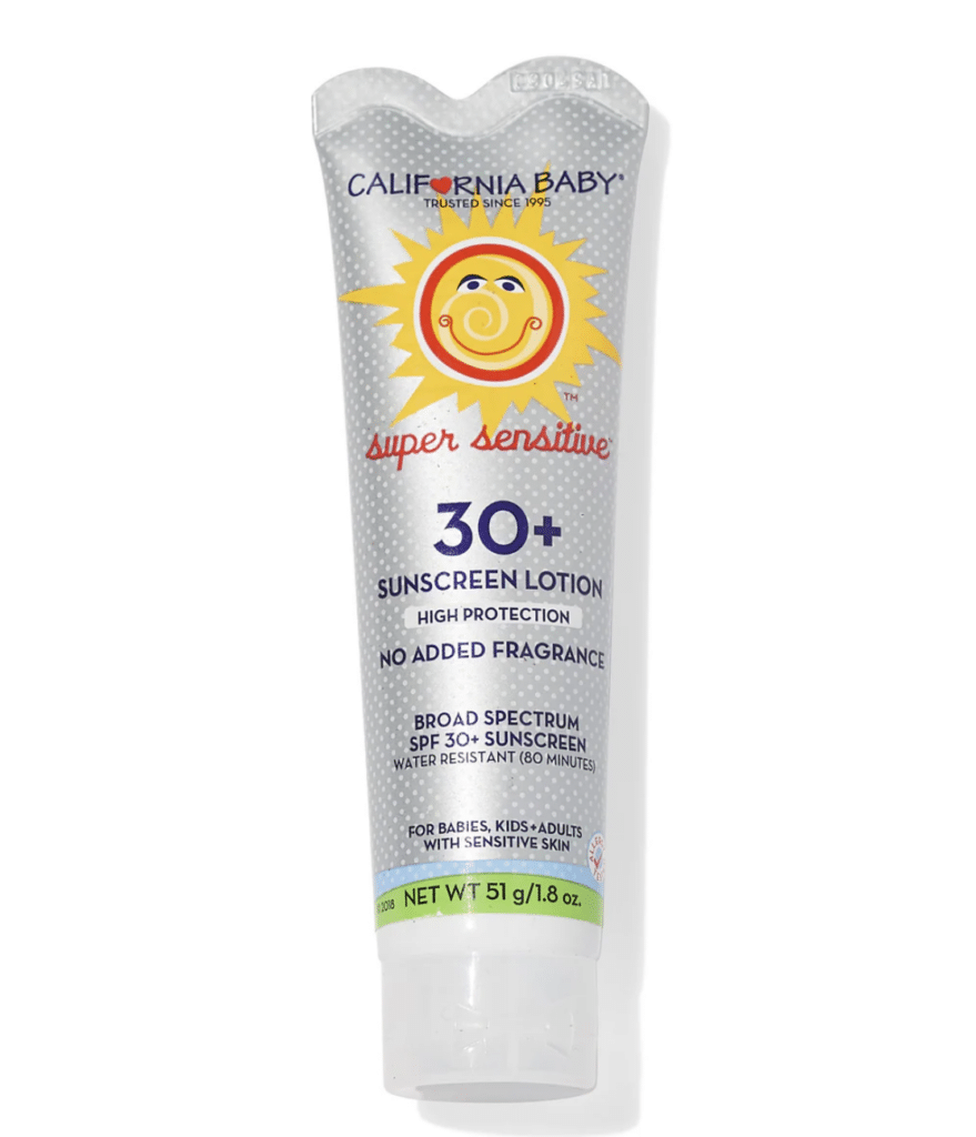 California Baby Sunscreen review