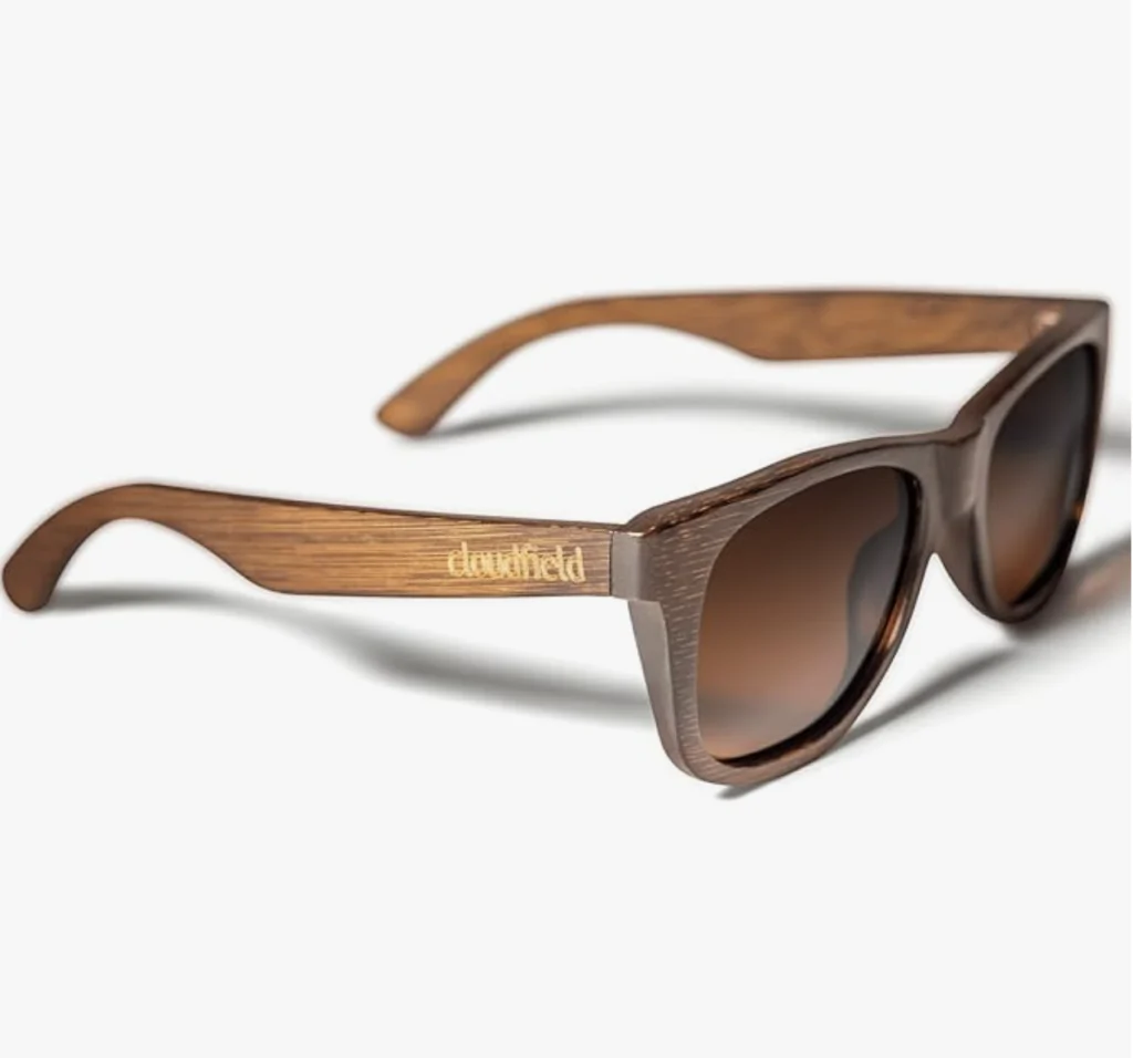 Cloudfield Organic Wood Frame Sunglasses organic sunglasses, eco-friendly sunglasses