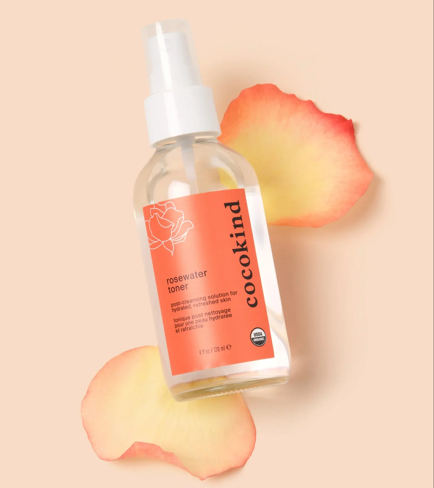 Cocokind USDA Certified Organic rosewater facial toner