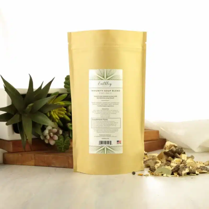 Earthley Organic Immunity soup, organic soup for immune system