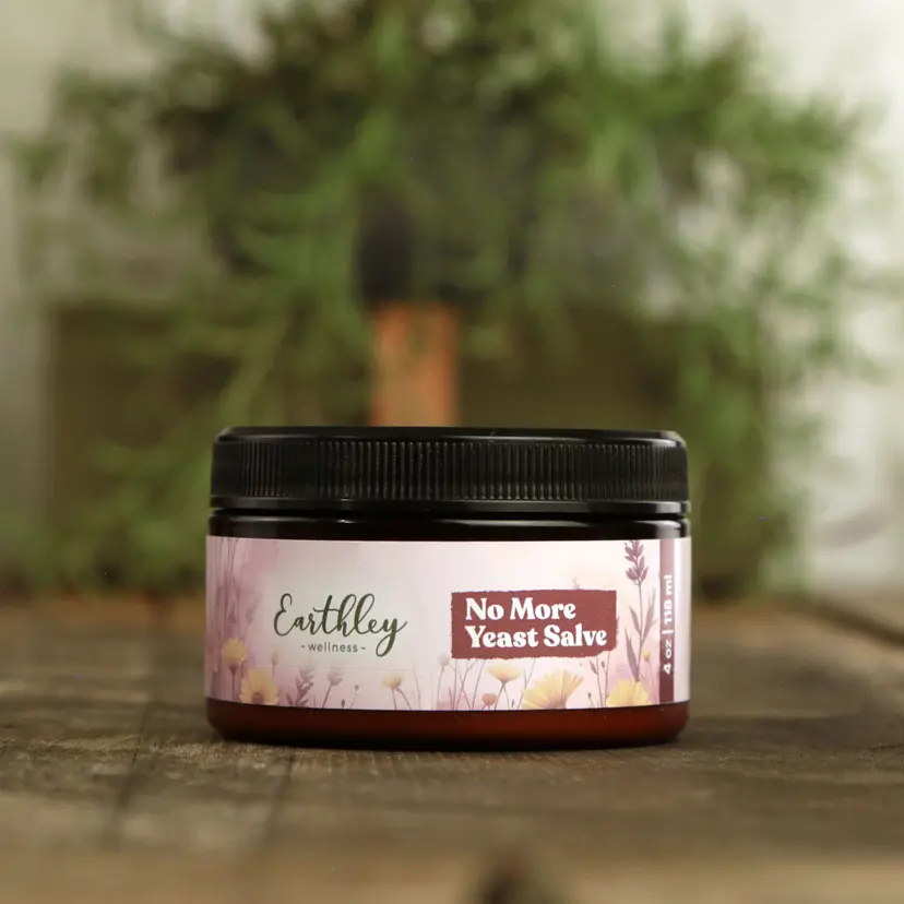 Earthley No More Yeast Salve, Organic yeast, eczema salve