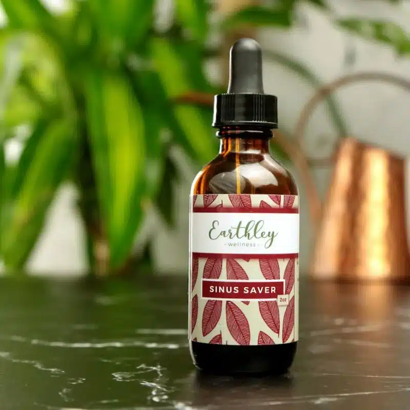 Earthley Sinus Saver, organic allergy remedy, organic sinus remedy