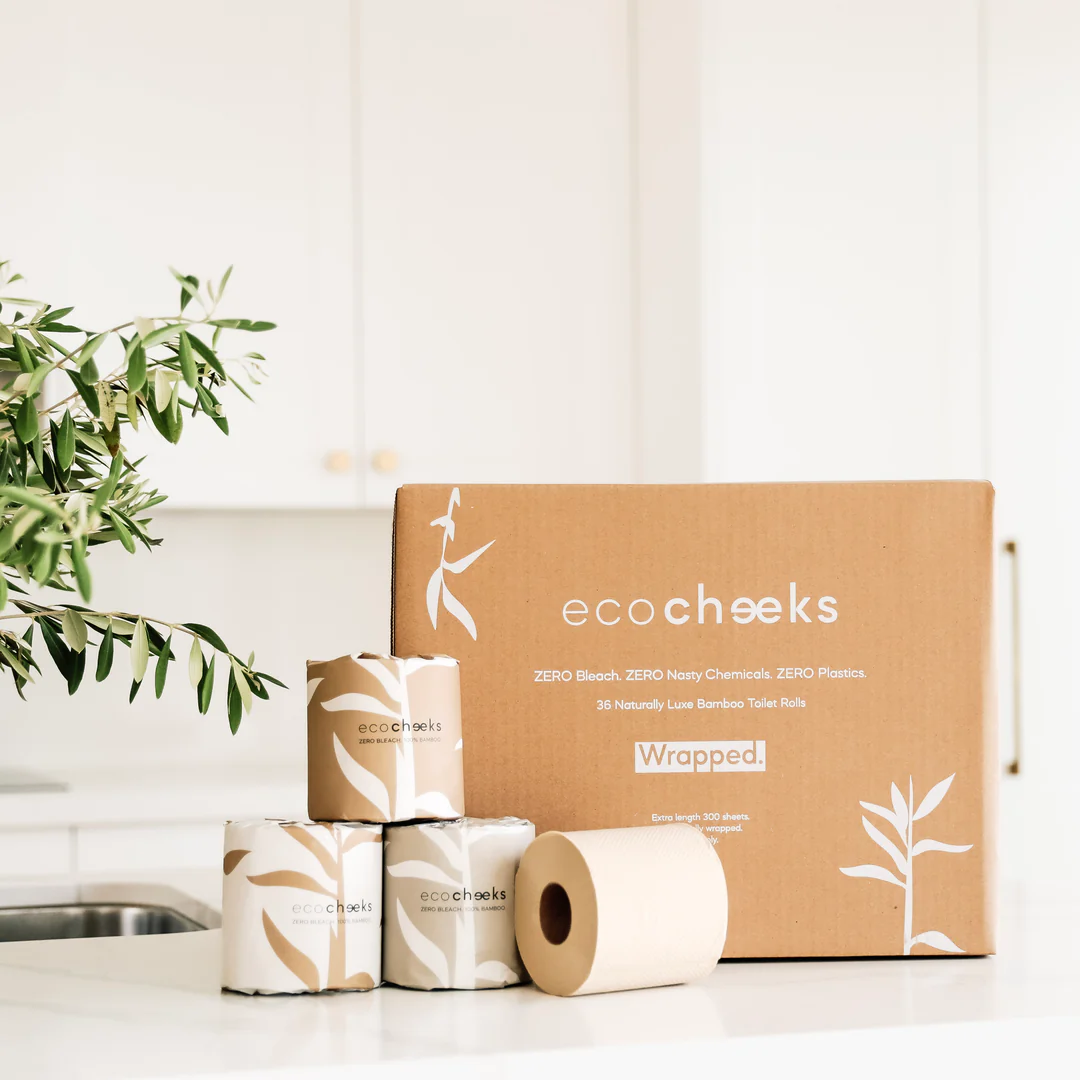 Eco Cheecks organic bamboo toilet paper