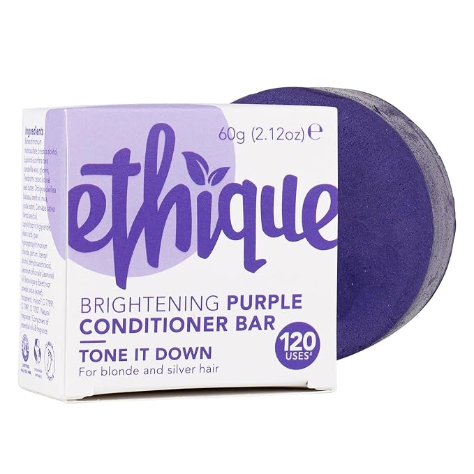 Ethique Brightening Purple Sulfate Free Solid Conditioner Bar for Blonde review