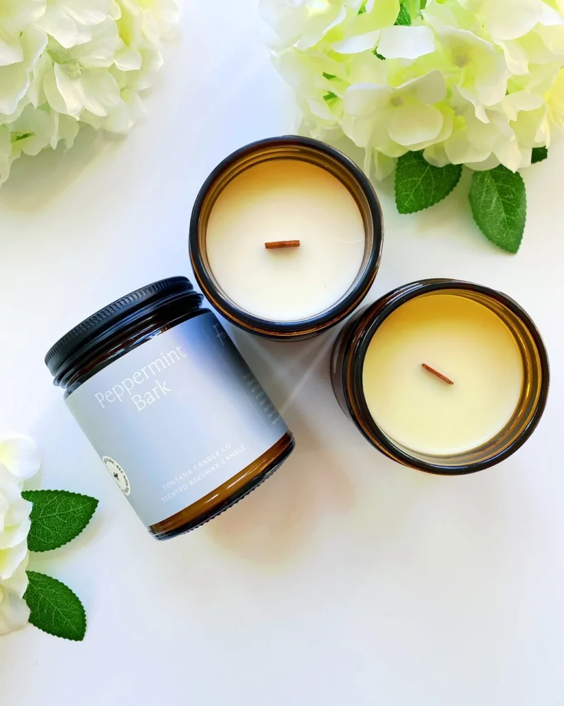 Fontana Natural Christmas Candles