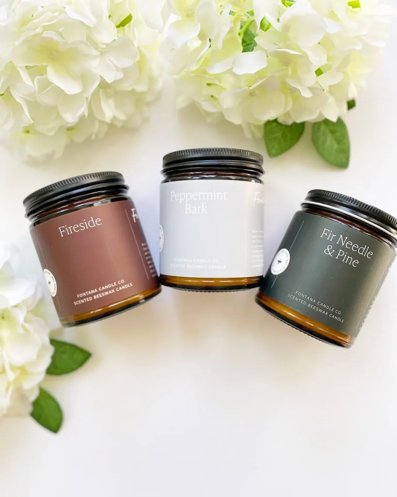 Fontana Organic Christmas Candles