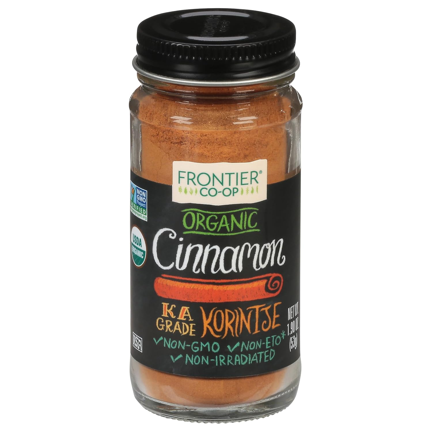 Frontier Co-op Organic Ground Cinnamon, organic cinnamon without heavy metals