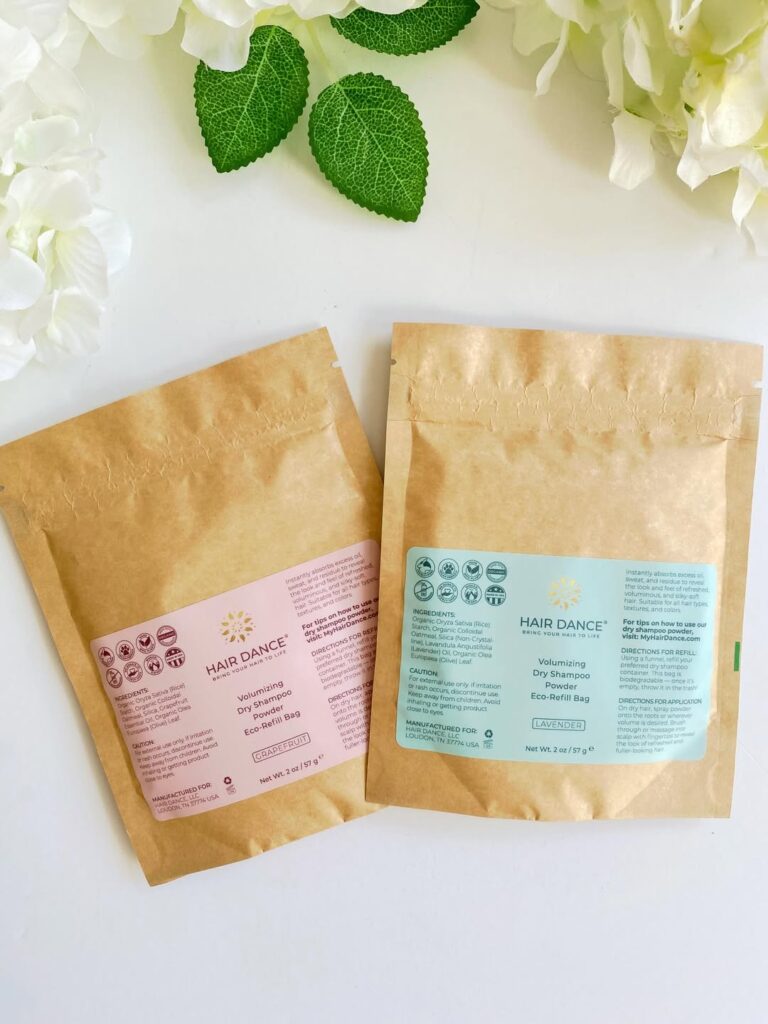 Hair Dance organic dry shampoo refills