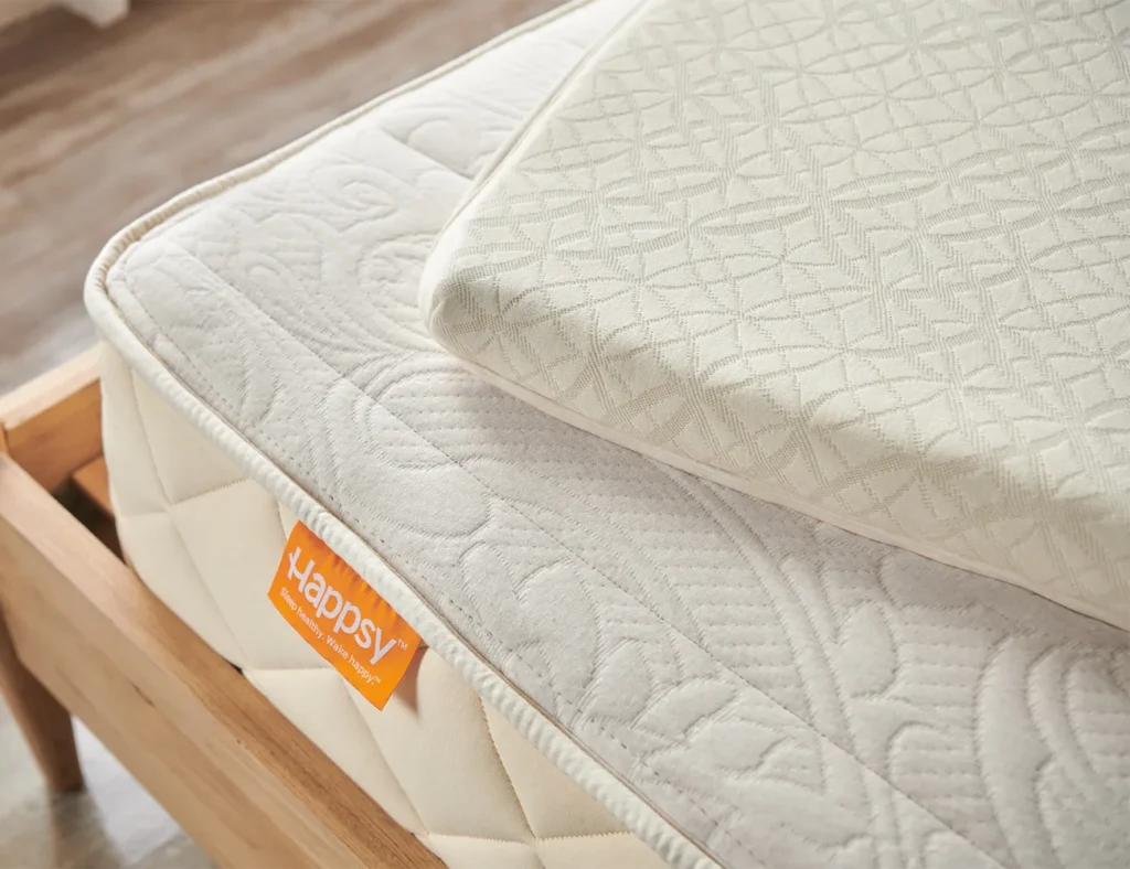 Happsy GOTS Certified Organic Latex Topper, affordable organic mattress topper