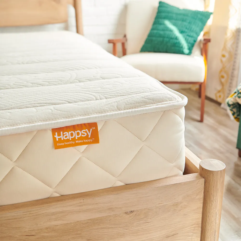 Affordable GOTS and GOALS certified organic latex mattress, Happsy Mattress promo code