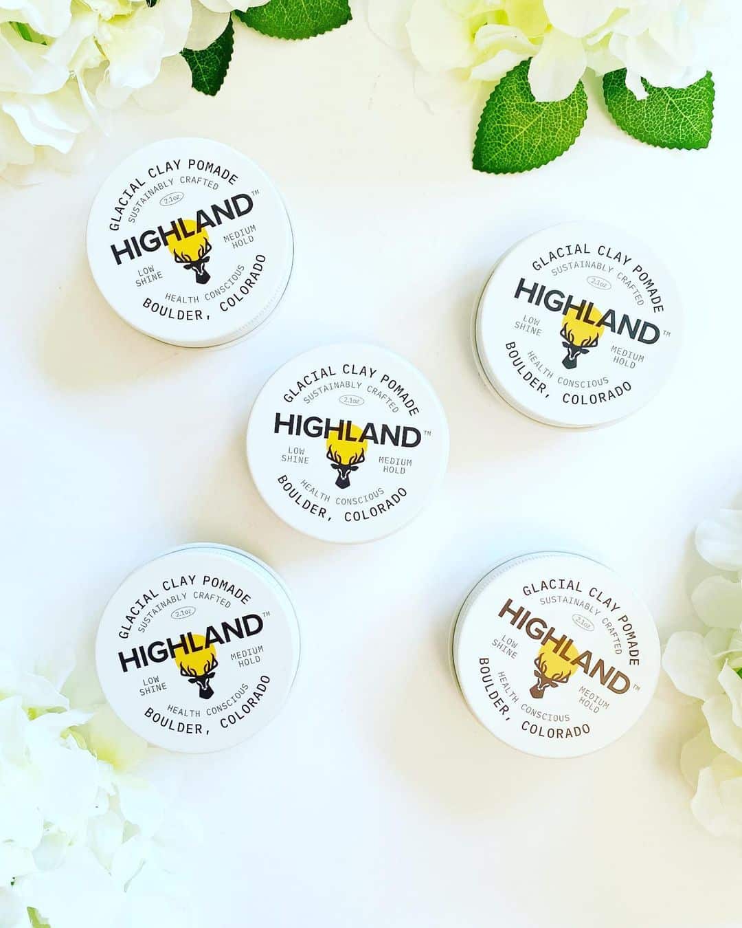 Highland organic hair pomade