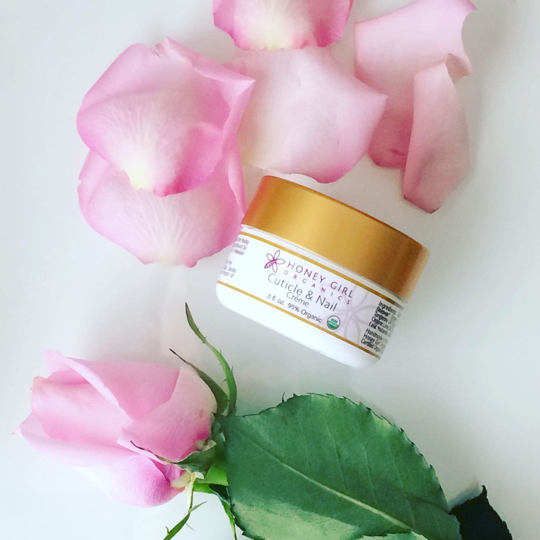 Honey Girl Organics Certified Organic Cuticle & Nail Creme, organic manicure, organic cuticle cream
